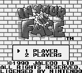 In Your Face Title Screen